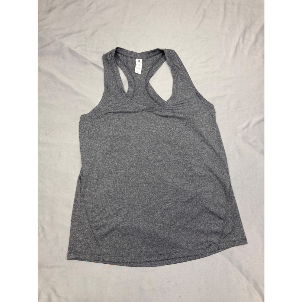 Yogalicious Womens Heather Gray Racerback Activewear Tank Top Size S - Picture 5 of 9